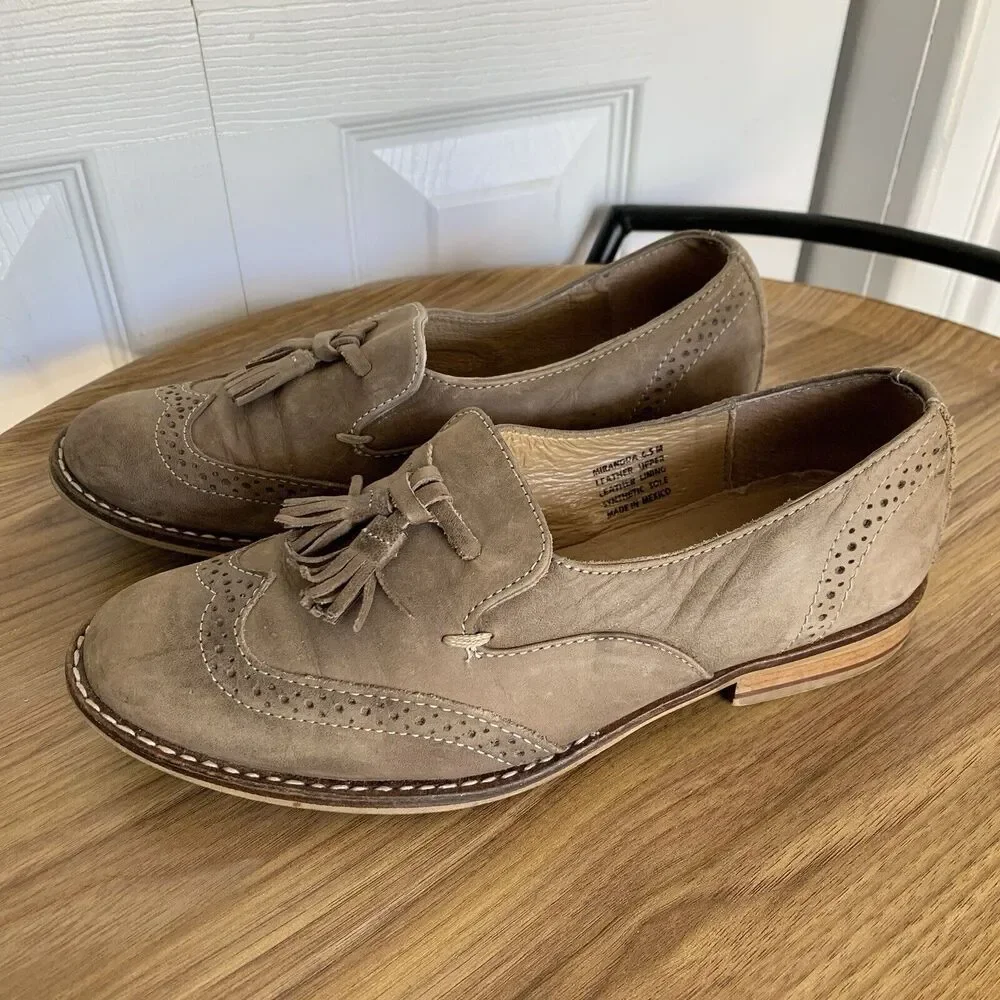 STEVEN by Steve Madden “Miranda” Brown Tassel Loafer Size 6.5M